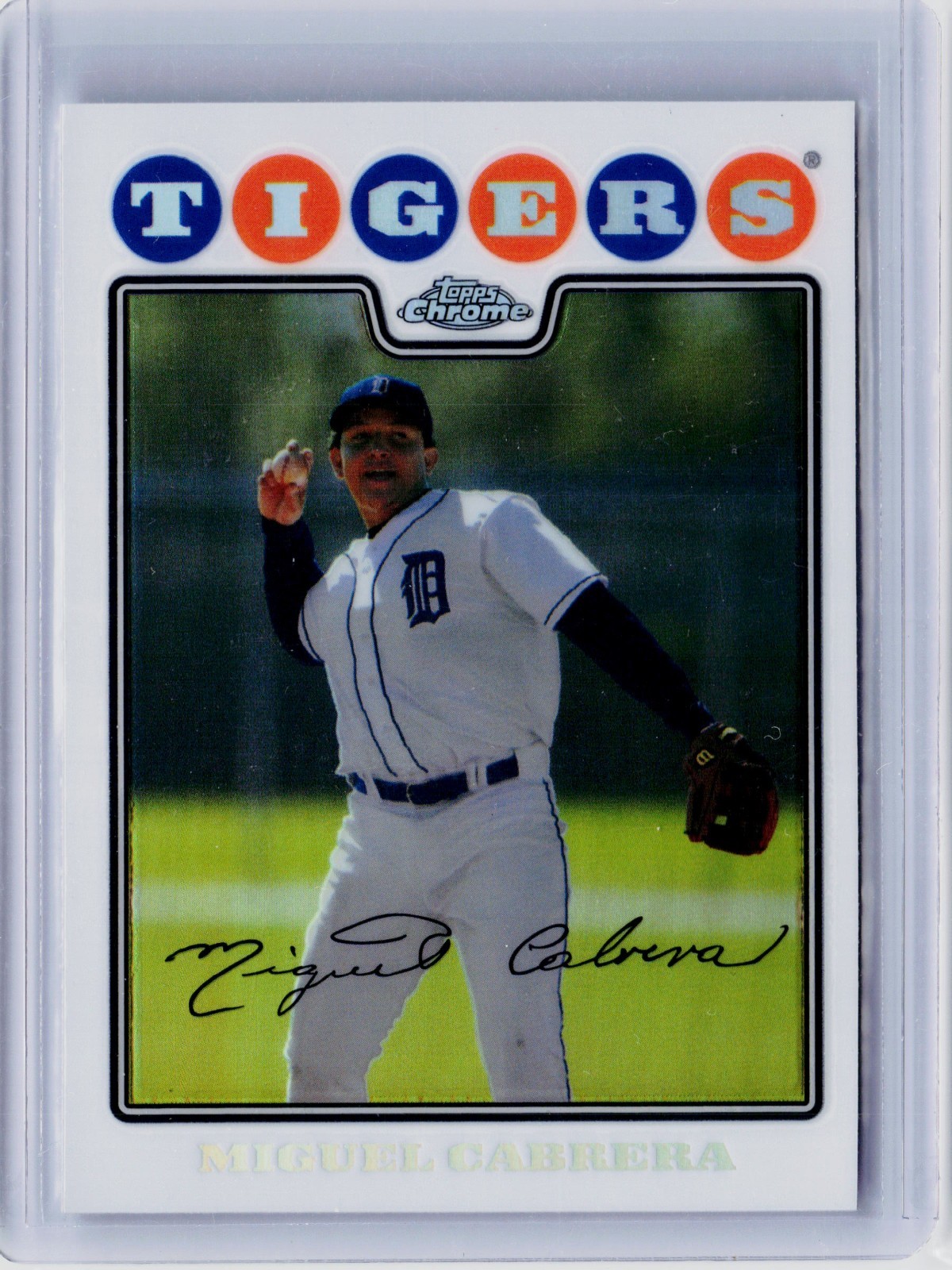 2008 TOPPS CHROME REFRACTOR #5 - MIGUEL CABRERA