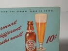 1940s Beer Sign Old Vintage Goebel Bantam Beer Advertising Sign Detroit Michigan — photo 8