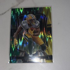 Panini 2025 Select Prizm green and yellow Jayden Reed Packers Football #166