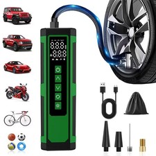 Portable Tire Inflator With Digital Pressure Gauge Car Tire Inflator New