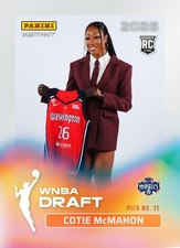 2026 Panini Instant WNBA Draft #11 Cotie McMahon Washington Mystics RC PRESALE