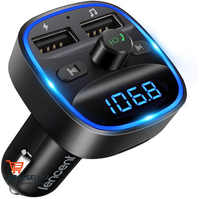 Bluetooth FM Transmitter Auto Musik Adapter 2 USB Ports SD USB Stick
