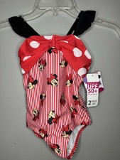 NWT Minnie Mouse 1 Piece Swimsuit, 3T