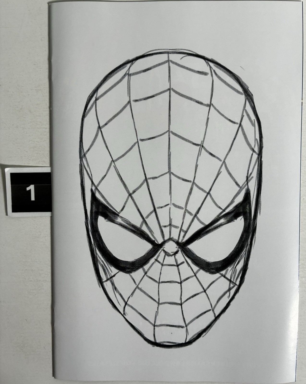 Spider Text Message Amazing Spider-Man #46 (2024) Mark Brooks 1:50 Virgin Headshot Sketch ...