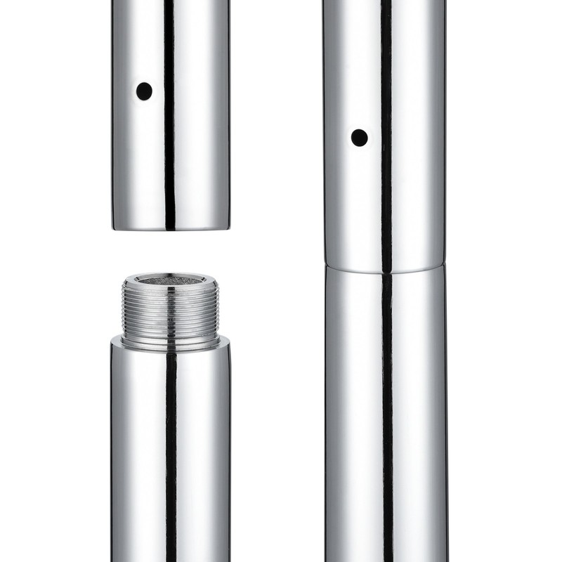 262mm Dance Extension Pole  For 45mm Dancing Pole Spinning Fitness Pole, Silver