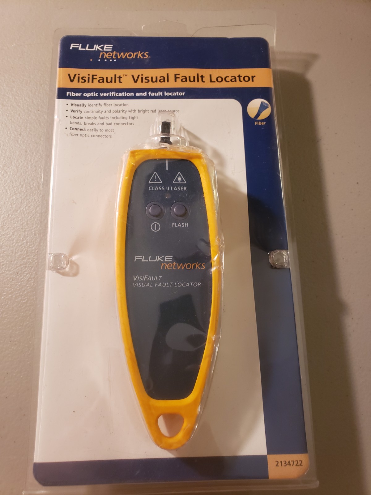 Fluke Networks VisiFault Visual Fault Locator 635nm Class II SC ST FC FJ