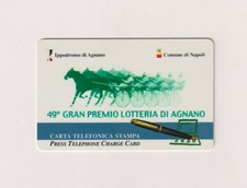Phone card SPECIAL USES 49th Grand Prix Lottery Agnano TELECOM ITALY