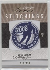 2009-10 O-Pee-Chee Premier Stitchings 116/199 Luke Schenn #PS-LK 19rf