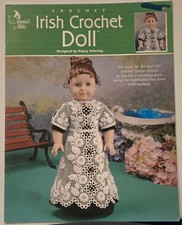 IRISH Crochet DRESS Pattern for 17" Dolls
