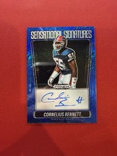 2025 Panini Prizm Black - Cornelius Bennett #SS-CBT Blue Shimmer /15 Signatures