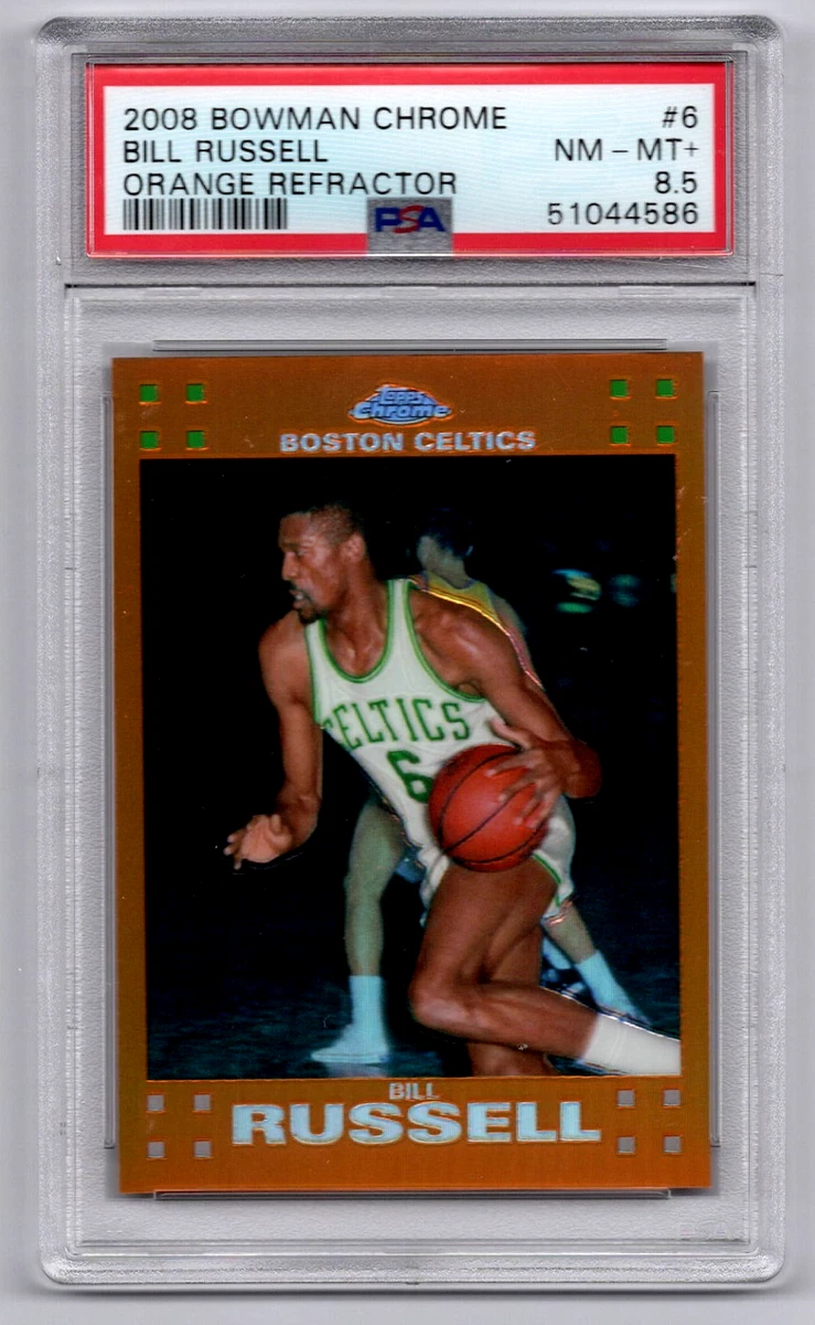 Topps Bill Russell Basketball Serial Numbered Sports Trading Cards