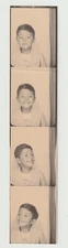 VINTAGE PHOTO BOOTH - STRIP - CUTE YOUNG BOY