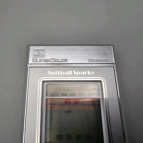 NINTENDO GAME &/and WATCH spitball sparky Super Color 1984 - Works See Details 