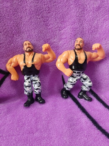 Vintage 1990 Hasbro WWF The Bushwackers Series 1 A...