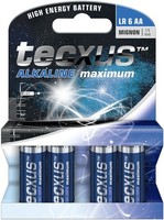 Tecxus 23633 Alkaline Maximum LR6/AA (Mignon) - Alkali-Mangan Batterie (Alkaline