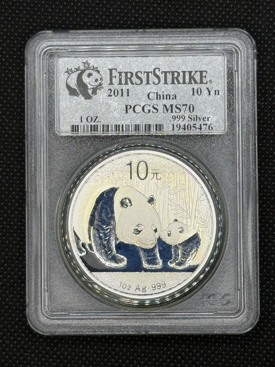 Chinese Panda MS 70 Graded 2011 Silver Bullion Coins for sale | eBay