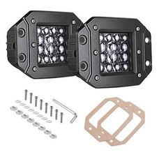 Flush Mount LED Pods, 2pcs 84W Flush Mount LED 5 Inch Flush White Spot Normal