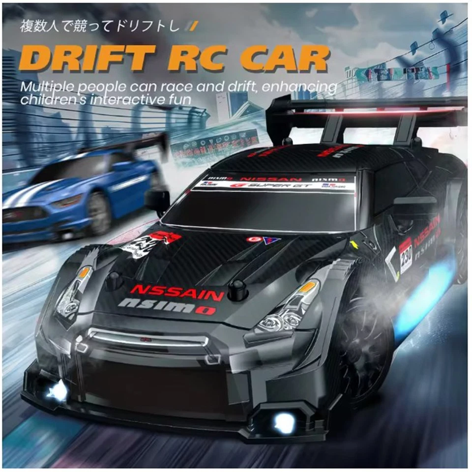 1:24 High Speed RC Drift Car 2.4G 4WD Remote Control Mini Racing Car Competition - Image 4 of 4