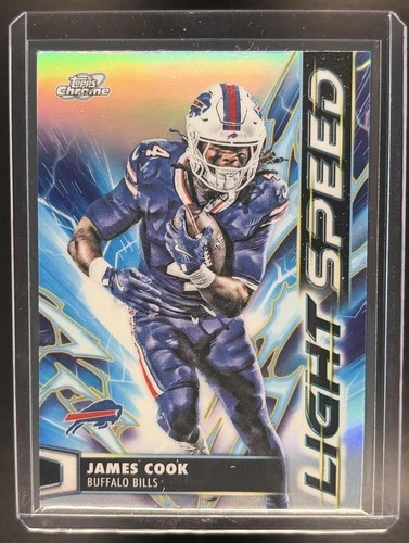 2025 Topps Cosmic Chrome James Cook Base (RAW)
