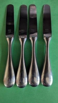 4 Dinner Knives Trend Pacific Octo Stainless Flatware Japan