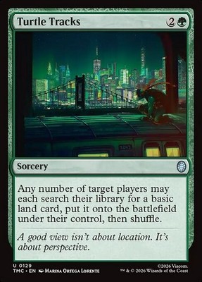 Turtle Tracks TMNT Magic The Gathering MTG