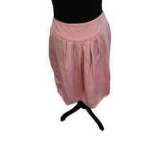 Vintage 80's/90's Pink Skirt Pleated Front sz 10 Coquette Fairy Preppy Feminine
