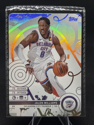 Jalen Williams 2025 Topps Match Attax White #69 OKC Thunder