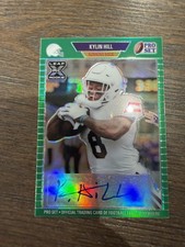2021 Pro Set Metal #PA-KH1 Kylin Hill 1989 Auto XRC Rainbow Green Prospect #/25