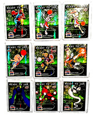 Rare 2021 Upper Deck Space Jam Ready to Jam Green /99 LeBron James Exclusive Set