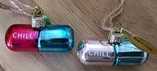  2 Cody Foster Chill Pill Ornaments