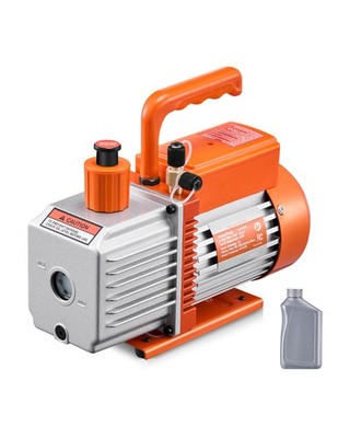 Uimoso Vakuumpumpe 6 CFM HVAC 2-stufige Drehschieber-Vakuumpumpe Vacuum Pump