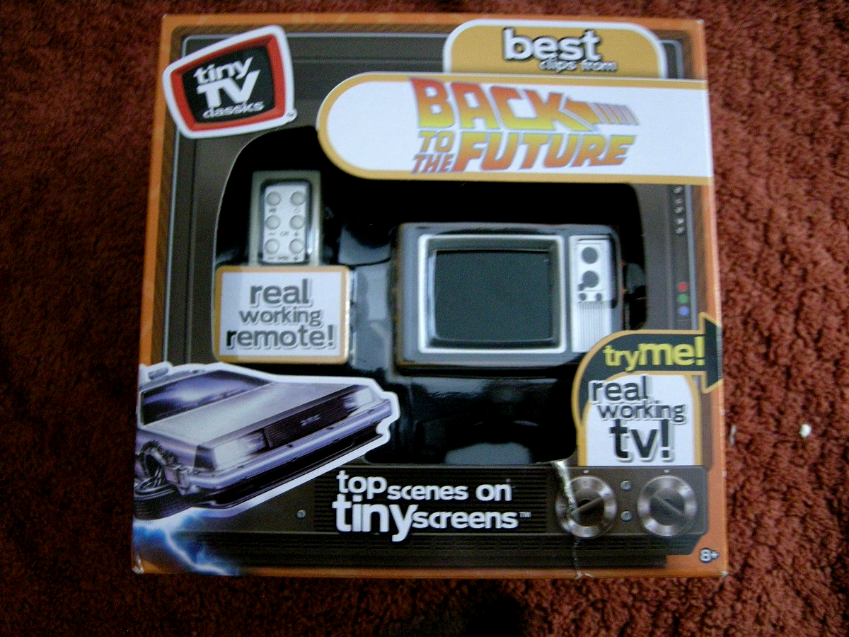 Basic Fun Back to the Future Tiny TV Collectible for sale online