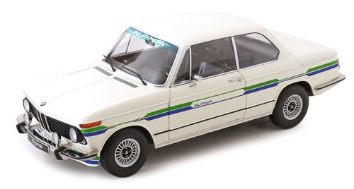 KK Scale 1/12 BMW 2002 ALPINA 2.SERIES WHITE 1974 (OPENING DOORS) - Picture 1 of 8