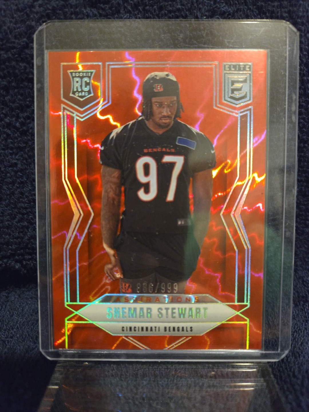 2025 Panini Donruss Elite - Shemar Stewart #140 Aspirations Shimmer /999 (RC)