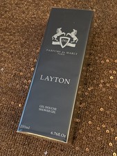 Parfums de Marly LAYTON SHOWER GEL FOR MEN 6.7fl.oz. NIB Sealed