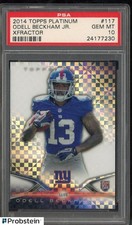 2014 Topps Platinum X-Fractor #117 Odell Beckham Jr Giants RC Rookie PSA 10