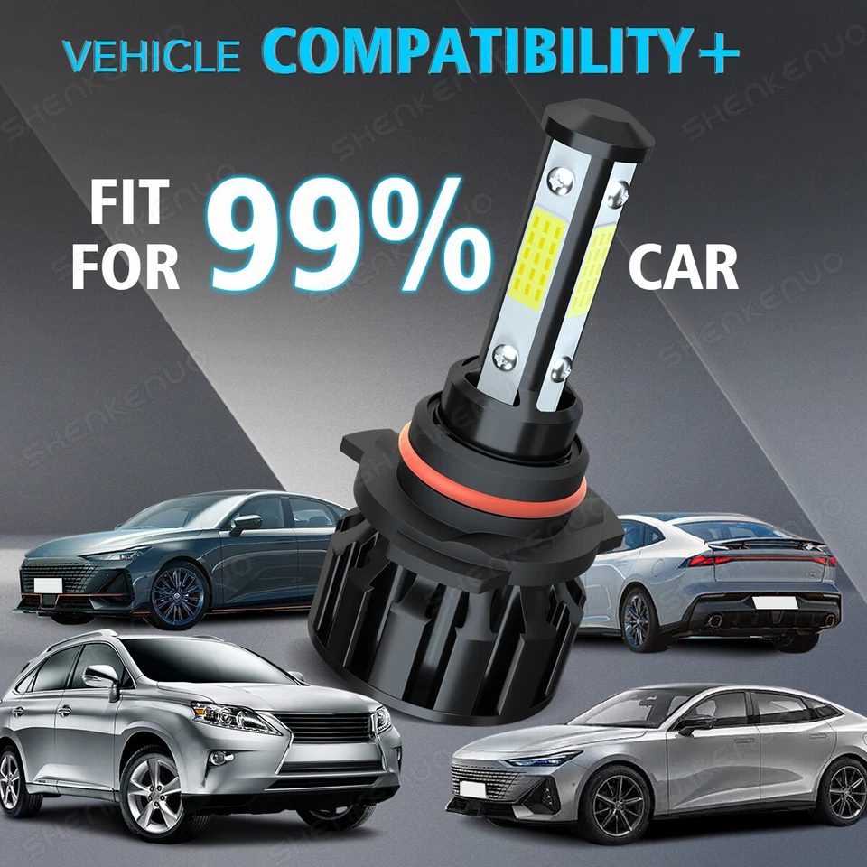 Para Acura RDX 2007-2015 2016 2017 HID 6x LED Faros Bombillas Alta/Baja + Kit de Luz Antiniebla Foto 2 de 4