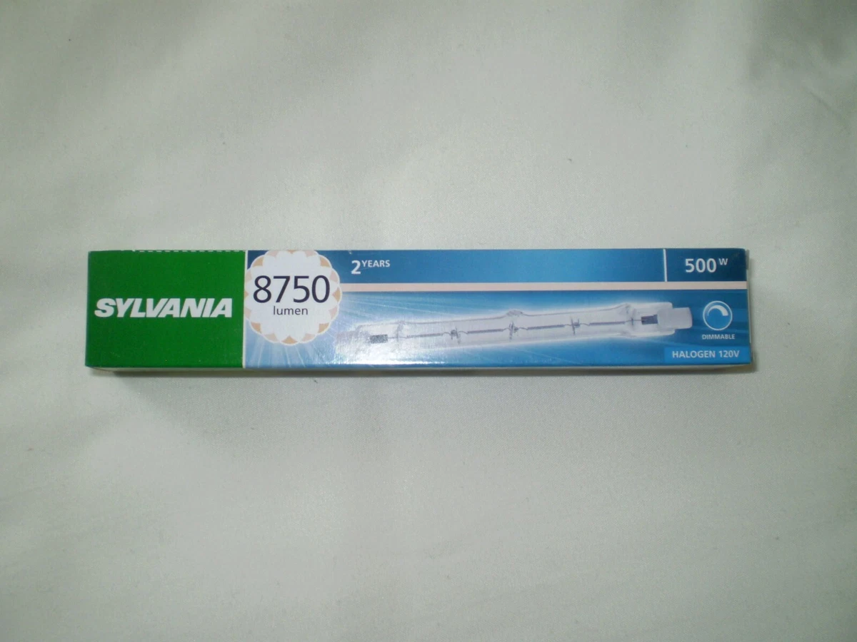 Sylvania Linear 118mm 500 w Halogen 120V Pack of 10 Warm white eBay