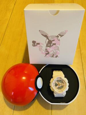 Used Casio G-Shock Baby G x Pokemon Pikachu Pink Digital Watch BA-110PKC-4AJR