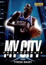2024-25 Panini Instant NBA Tyrese Maxey MY CITY 1/268 SP Philadelphia 76ers #17