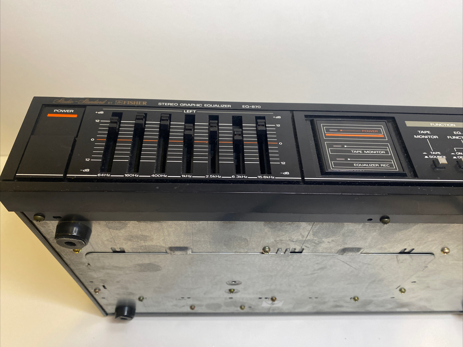 Vintage Fisher Stereo Graphic Equalizer 60HZ Model EQ870 Works eBay