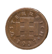 RARE - 1937 Osterreich 2 Groschen Model Coin - 11 mm NOT 19mm - Lot #EC 6074