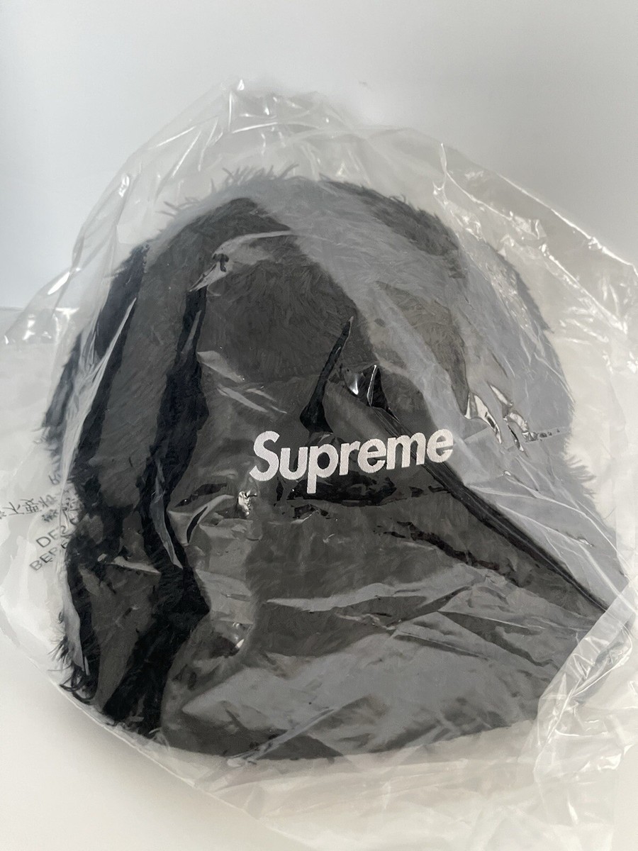 Supreme Fuzzy Camp Cap Hat Black | eBay