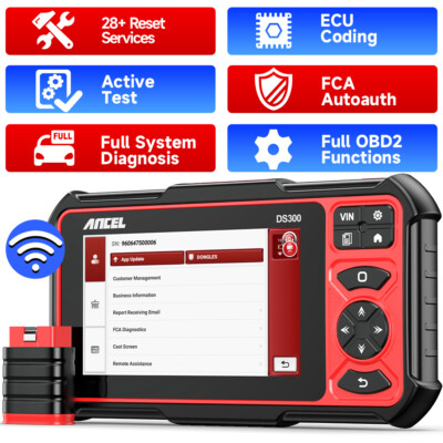 Ancel DS300 BT Profi Auto OBD2 Diagnosegerät Scanner 28+Reset ALLE SYSTEM TPMS