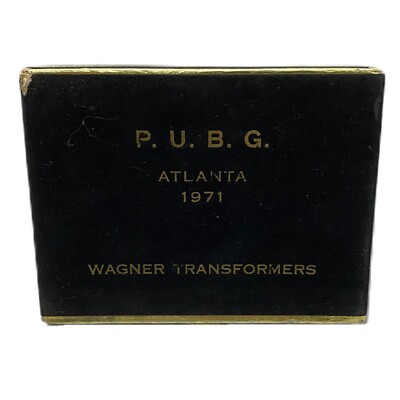 Congress Playing Card Decks 1971 Wagner Transformers PUBG Atlanta GA Vintage