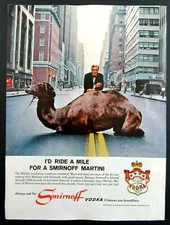 1966 SMIRNOFF VODKA Canadian Magazine Ad