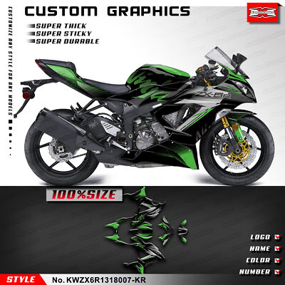 Graphics Sticker Sheet for Ninja ZX-6R ZX 6R 636 2013 2014 2015