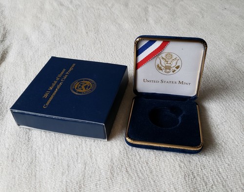 2011 Medal of Honor Commemorative Coin Program Five Dollar Gold Coin Box No Coin