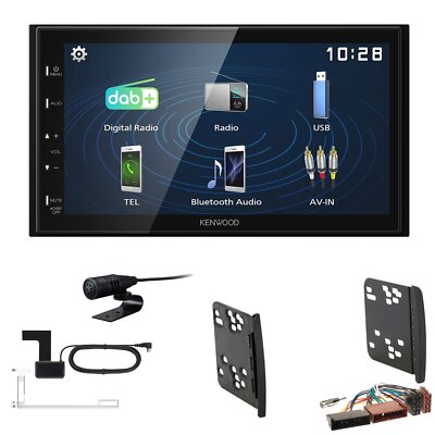 Kenwood DAB+ Autoradio für Ford Focus I Facelift 2001-2004 schwarz