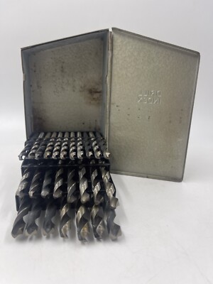 Vintage Drill Index 26Pc Chicago, W&B, K-Line, UTD, HS USA Mix